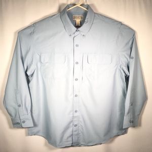 Duluth Trading Company NWT Light Blue Button Up